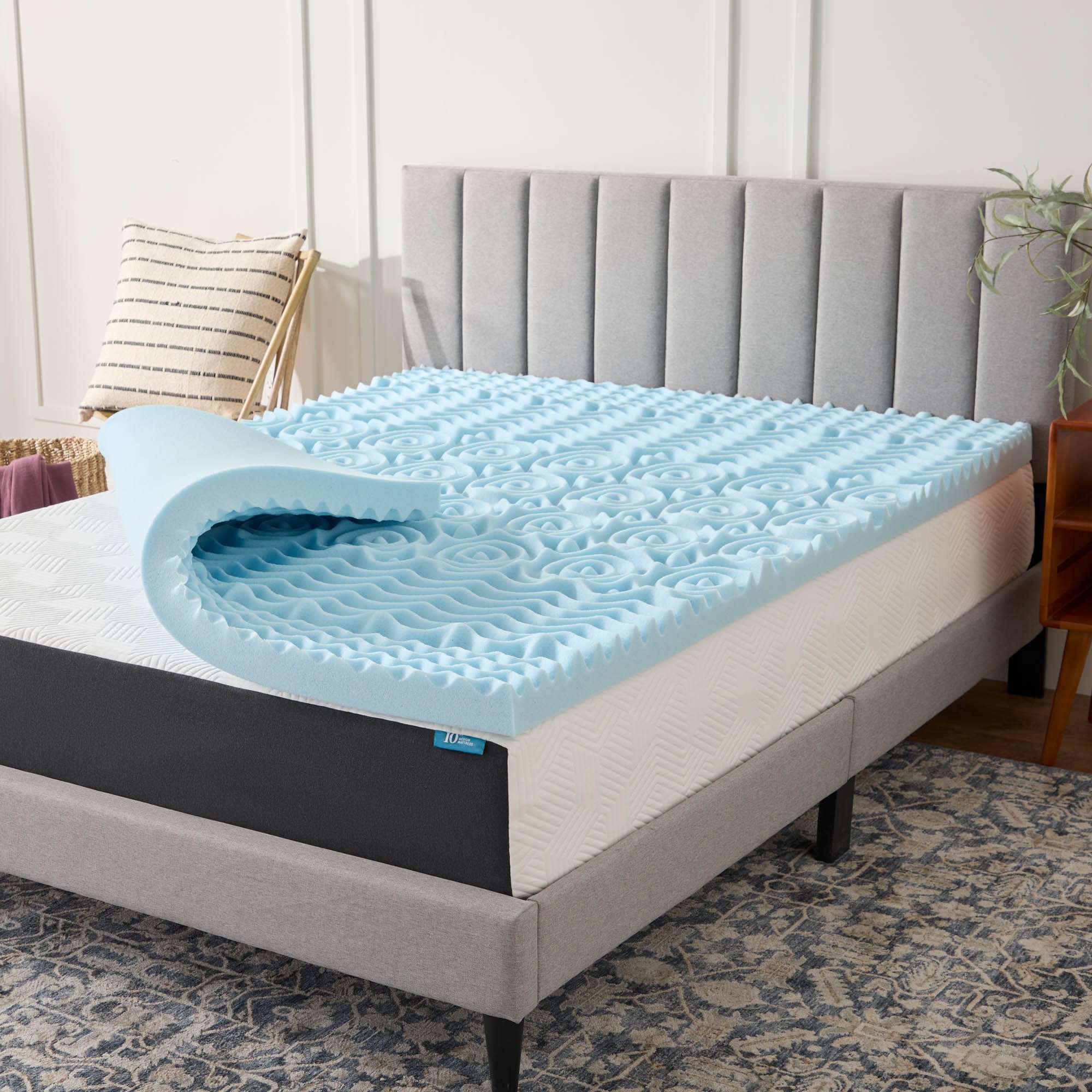 Amazon.com: LUCID 3 Inch Gel Memory Foam Mattress Topper, Twin XL